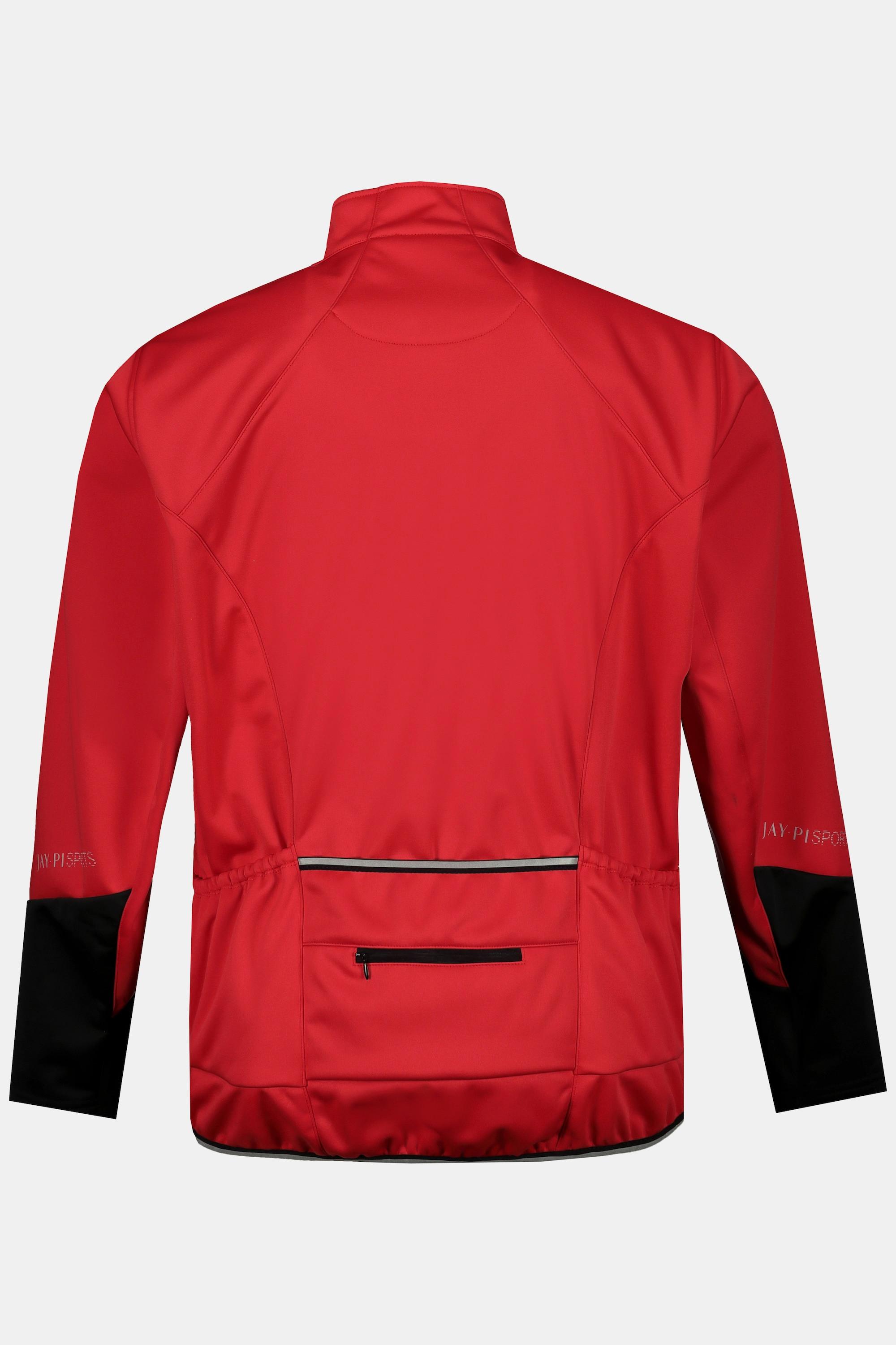 JP1880  Veste Softshell JAY-PI, doublure en polaire, col montant et zip 