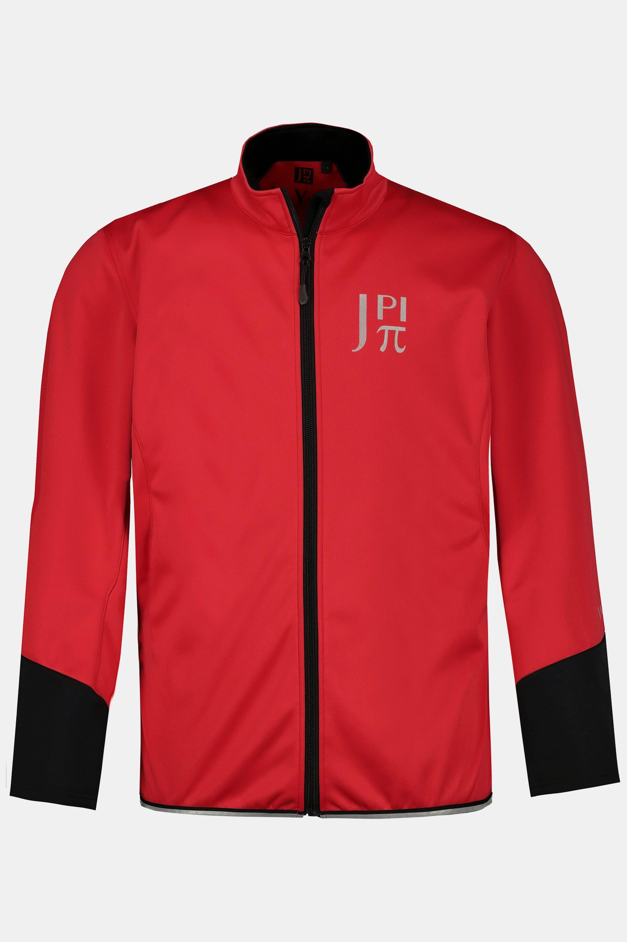 JP1880  Veste Softshell JAY-PI, doublure en polaire, col montant et zip 