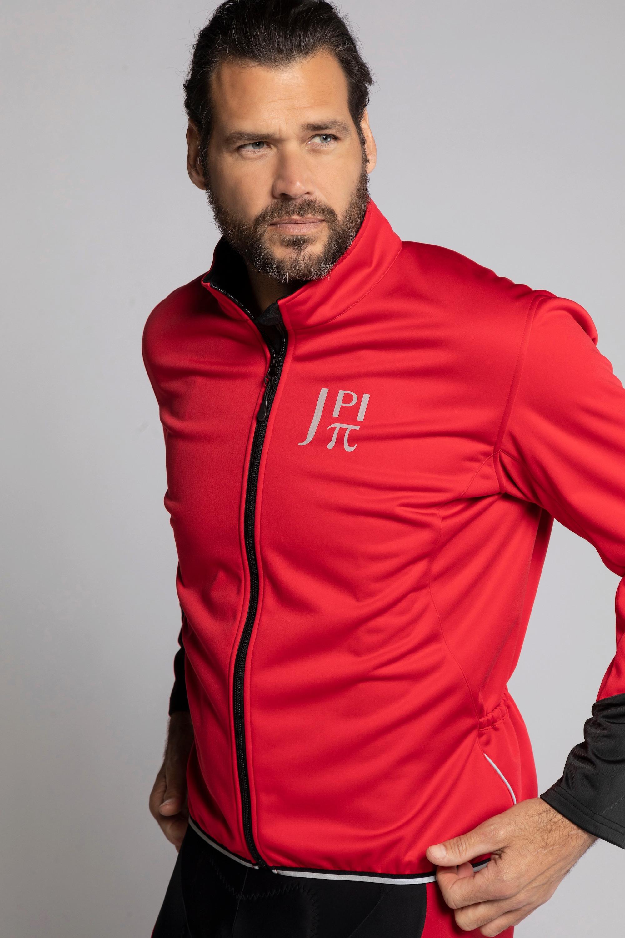 JP1880  Veste Softshell JAY-PI, doublure en polaire, col montant et zip 