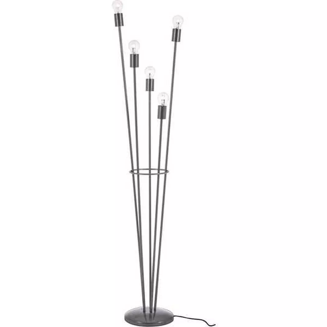mutoni – Stehleuchte Fiaccola silber Höhe 155, One Size, Silber