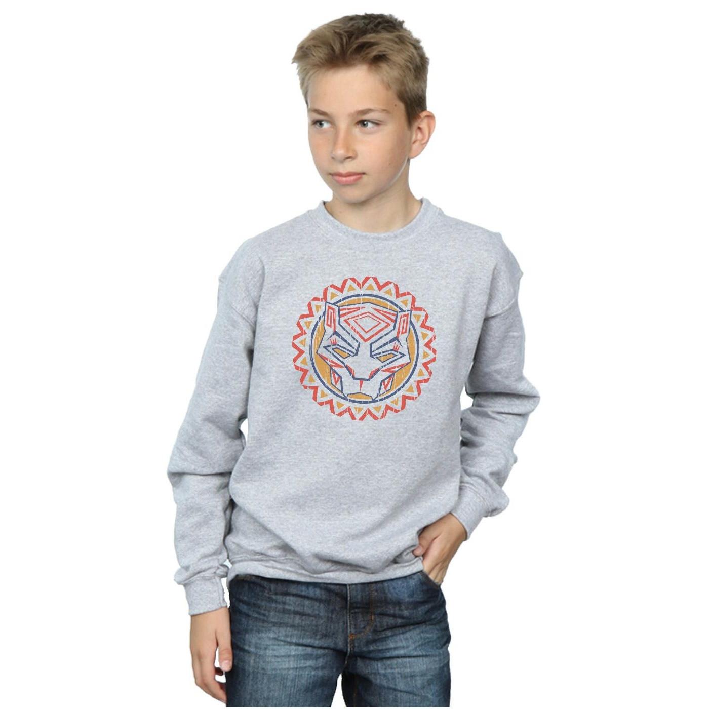 MARVEL  Black Panther Tribal Panther Icon Sweatshirt 