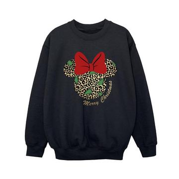 Sweat MINNIE MOUSE LEOPARD CHRISTMAS