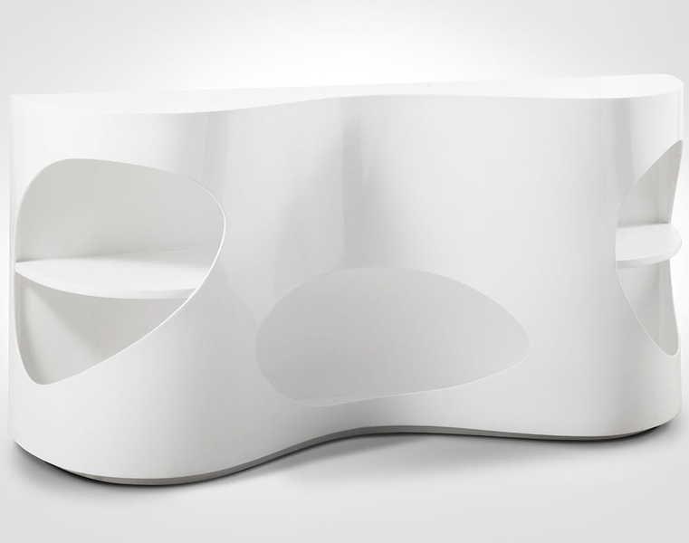 mutoni Buffet 150x40x75cm blanc  