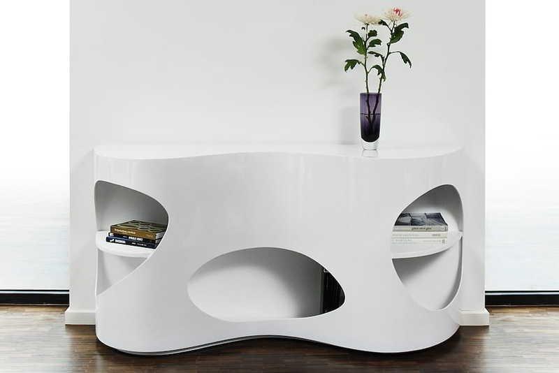 mutoni Buffet 150x40x75cm blanc  