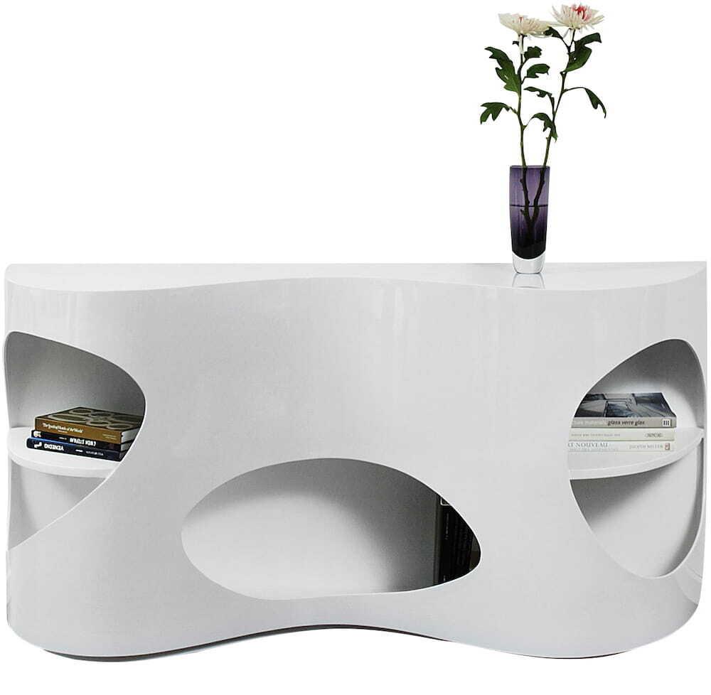 mutoni Sideboard 150x40x75cm blanc  