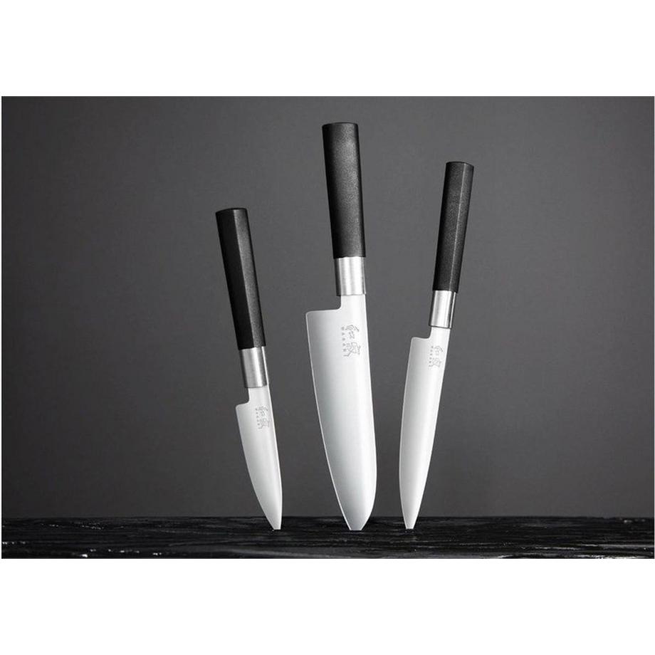 Kai Messer-Set Wasabi 3 tlg. Schwarz  