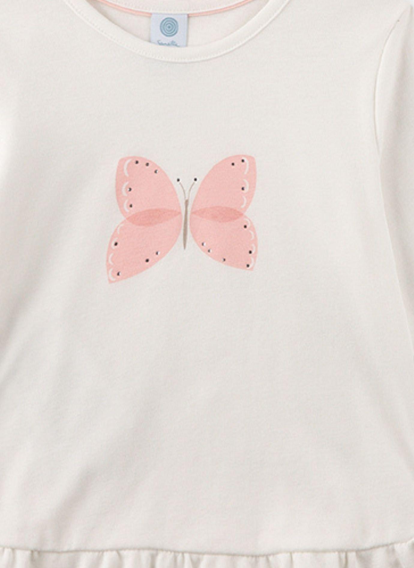 Sanetta  Mädchen Schlafanzug Schmetterling 
