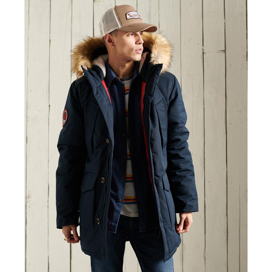 Superdry Everest Parka con Cappuccio  