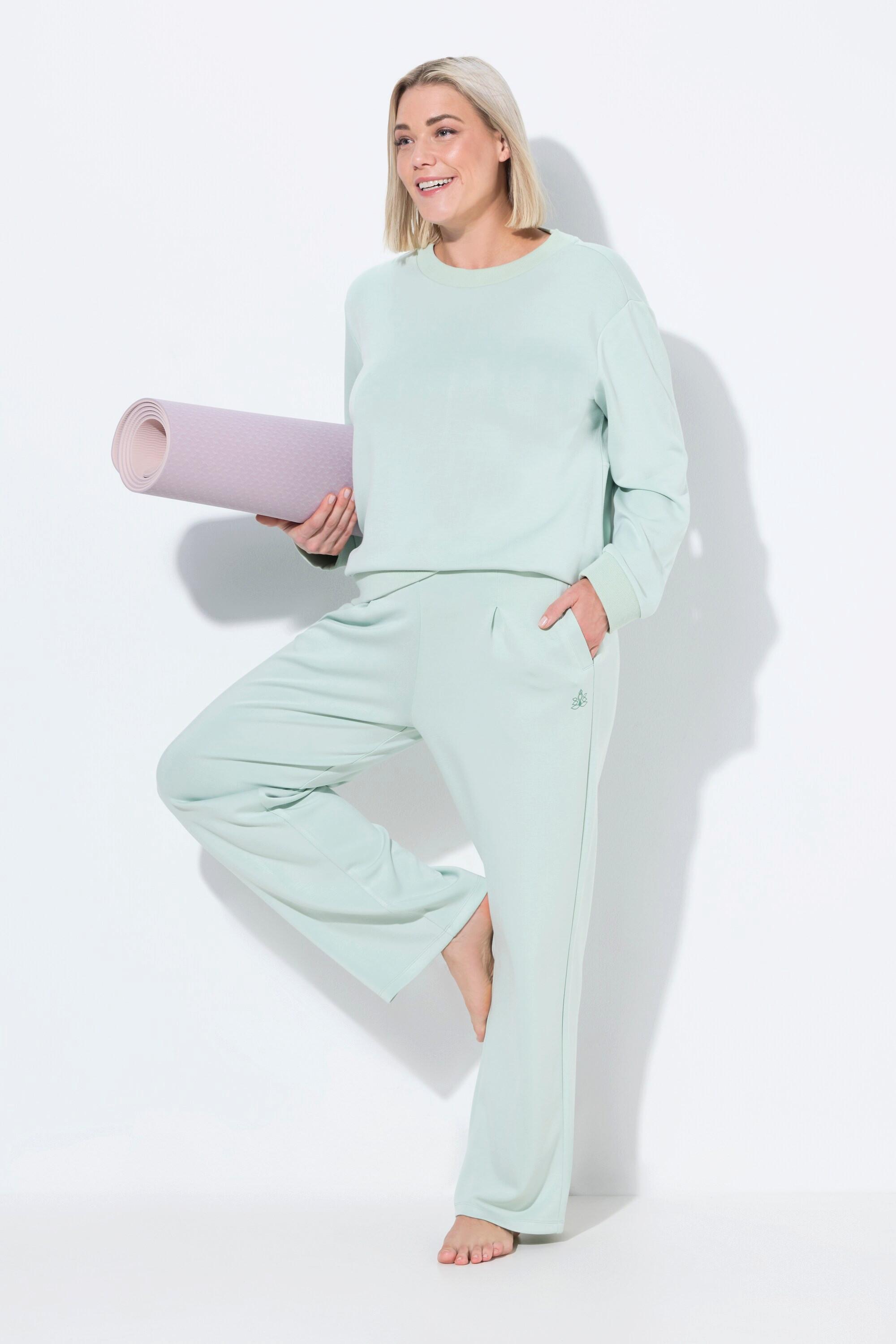 Ulla Popken Yoga Hose Kellerfalten Taschen  