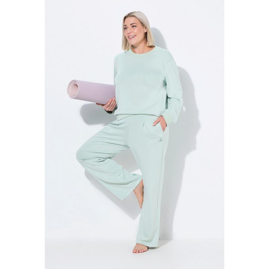 Ulla Popken Pantaloni da yoga Pieghe Tasche  