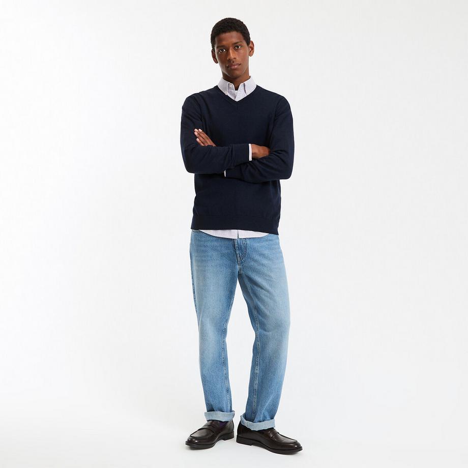 La Redoute Collections Pull col V  