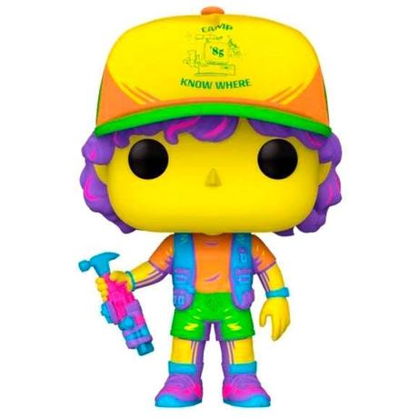 Funko  Figurine POP Stranger Things Dustin dans Beef Black Light Exclusif 