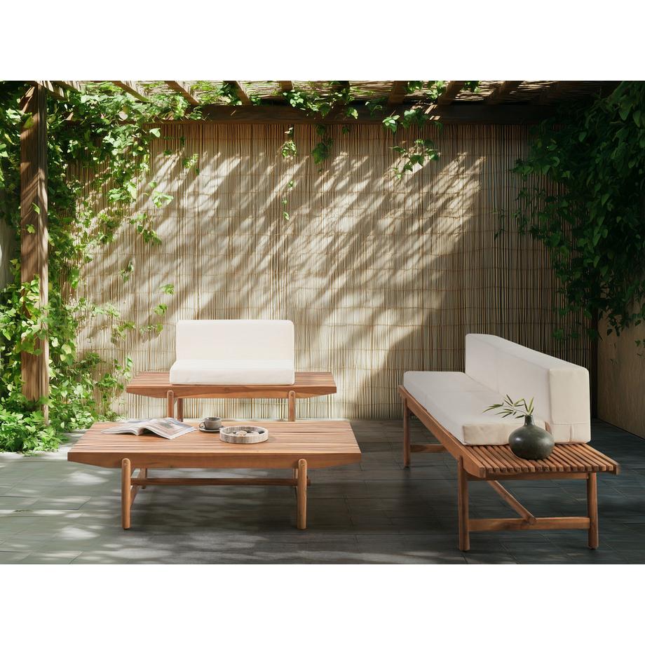 Beliani Lounge Set aus Akazienholz Rustikal GIAVENO  