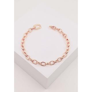 MUAU Schmuck  Bracelet forçat en or rose 750 20cm, 6mm 