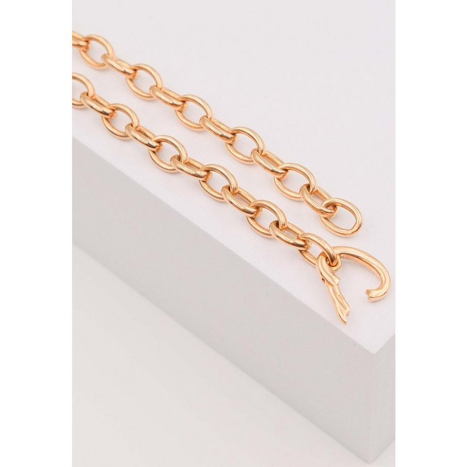 MUAU Schmuck  Bracelet Anker Rotgold 750 20cm, 6mm 