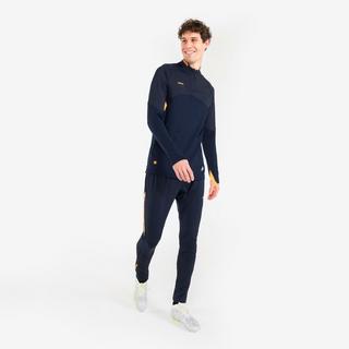 KIPSTA  Felpa uomo calcio mezza zip poliestere 