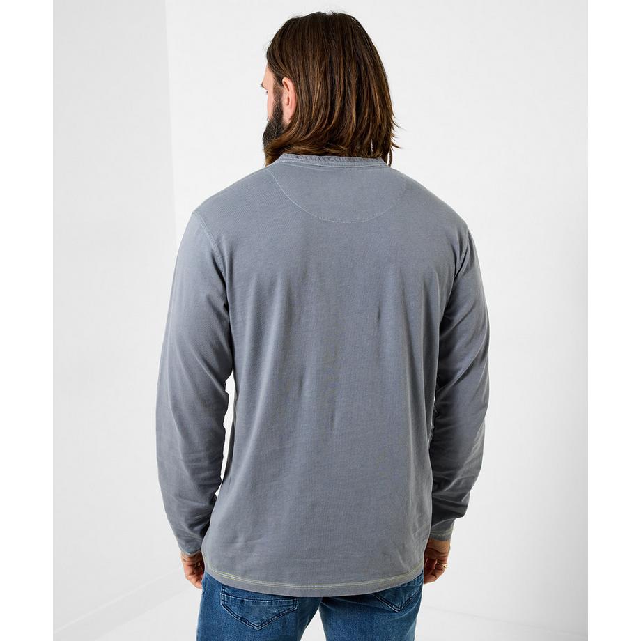 Joe Browns Maglia Henley Maniche Lunghe Motivo Aquila  