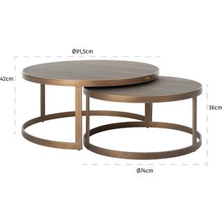 mutoni Table basse Bloomingville (série de 2)  