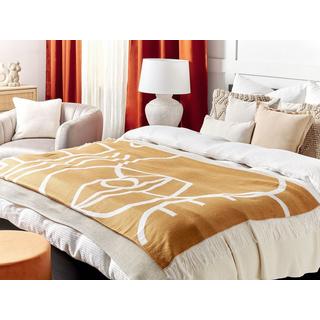 Beliani Couverture Douillette en Acrylique Boho PALHI  