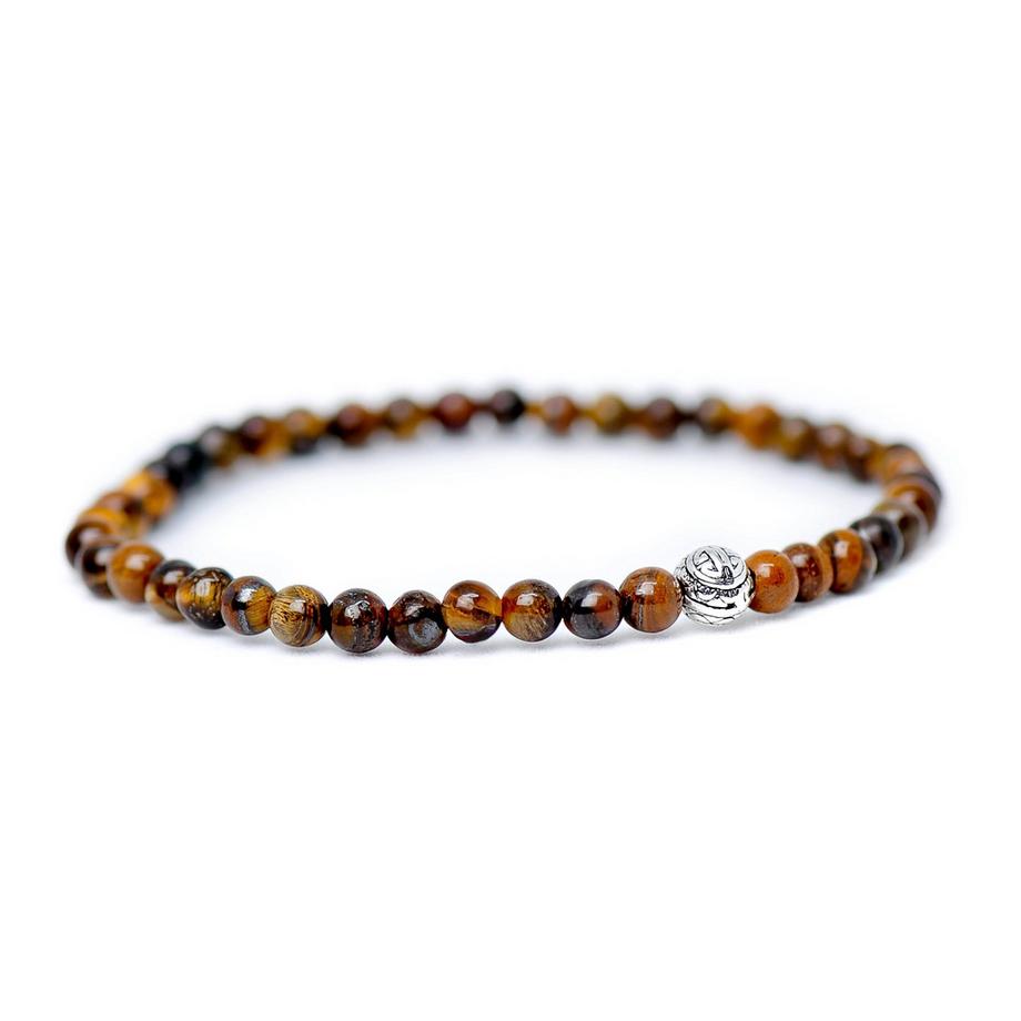 Tiaraa  Armband mit Tigeraugen Steinen und Silber