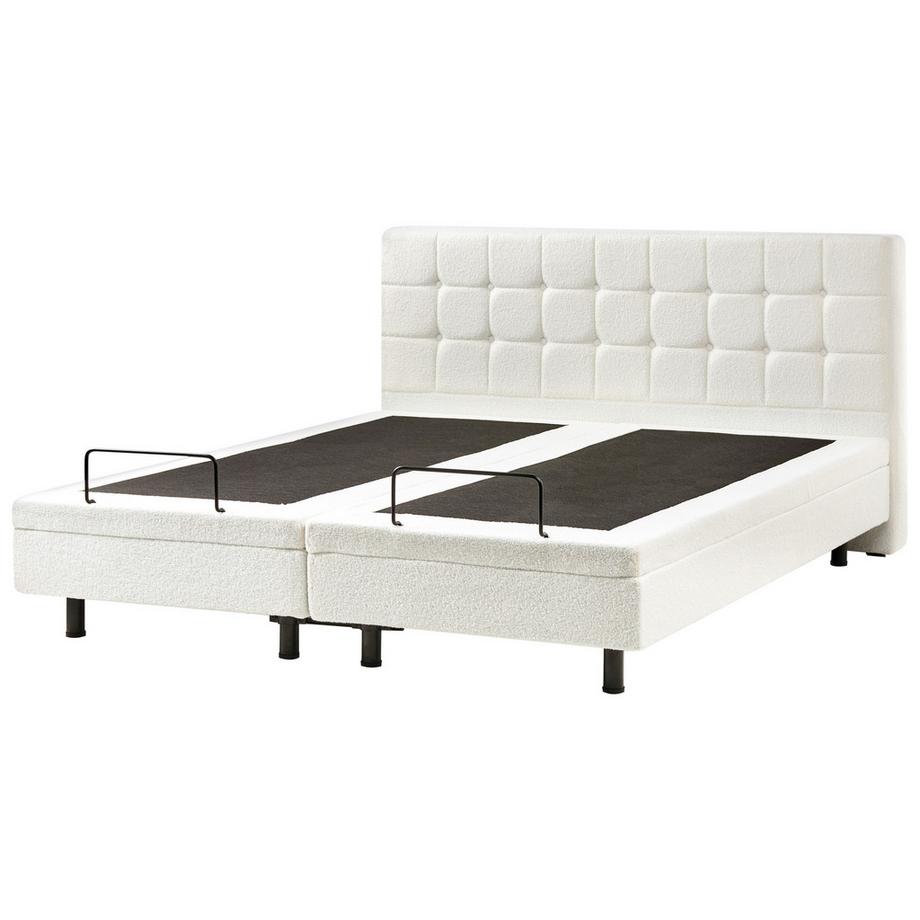 Beliani Letto regolabile en Bouclé  DUKE  