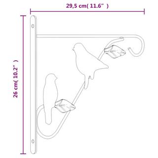 VidaXL Support de plante suspendu  