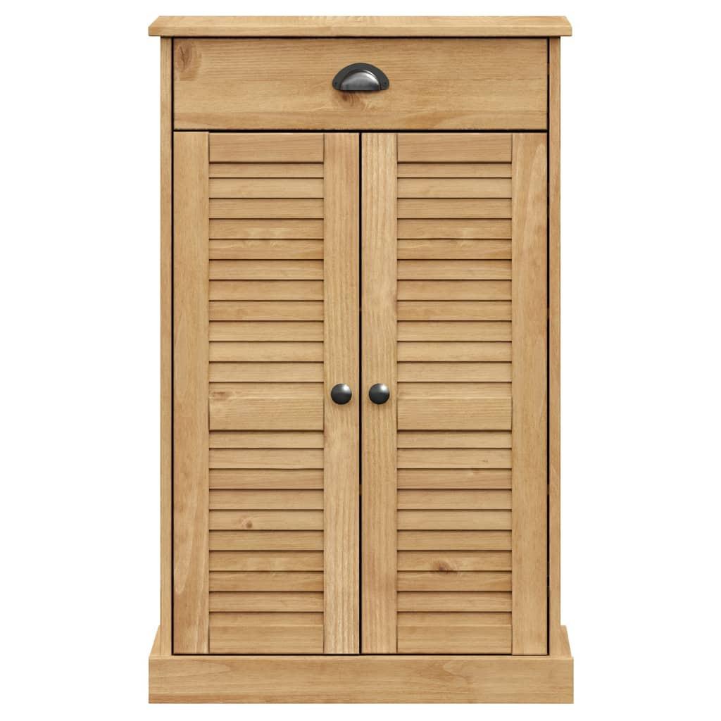 VidaXL Armoire à chaussures bois de pin  