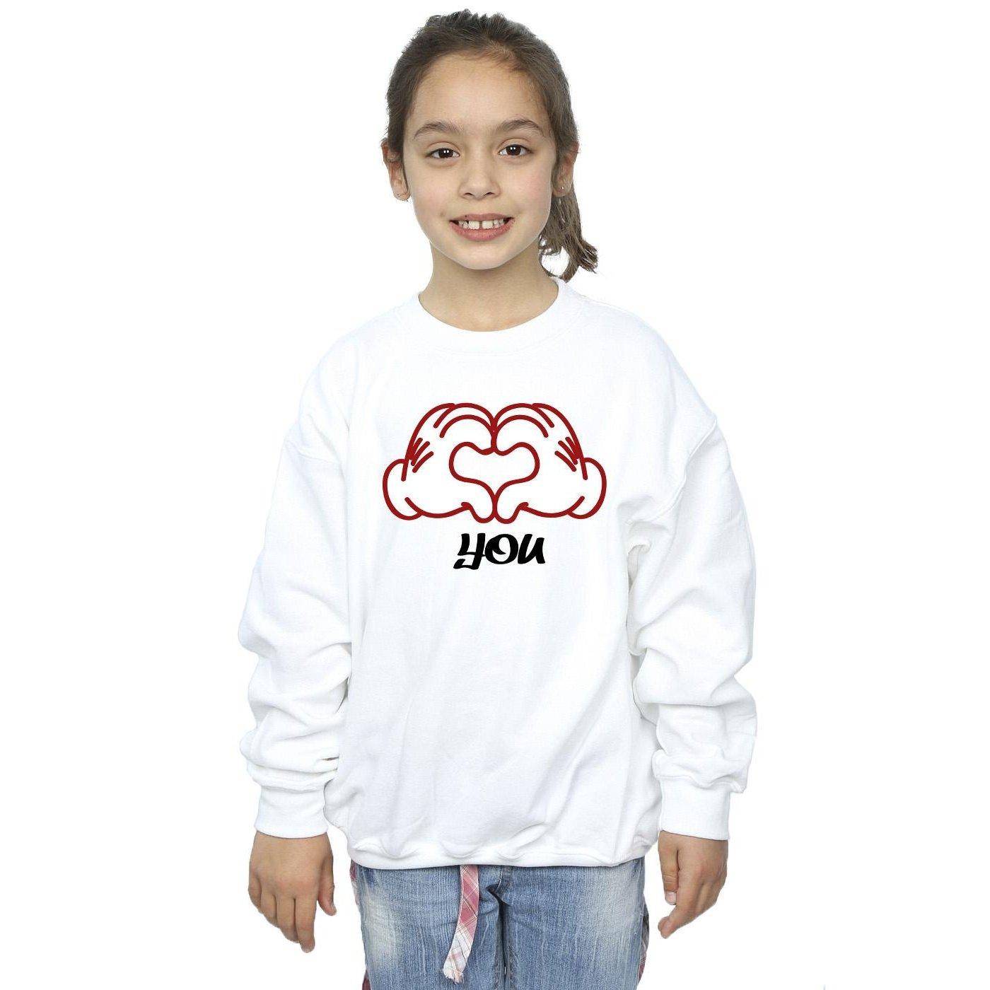 Disney  Love You Hands Sweatshirt 