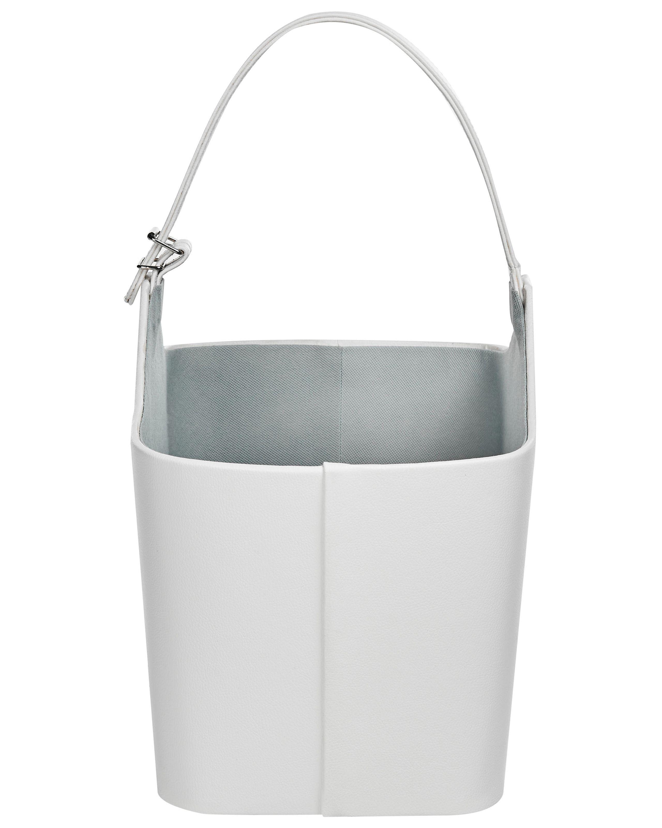 Beliani Korb, Büroaccessoires en Pelle sintetica Classico ELAM  