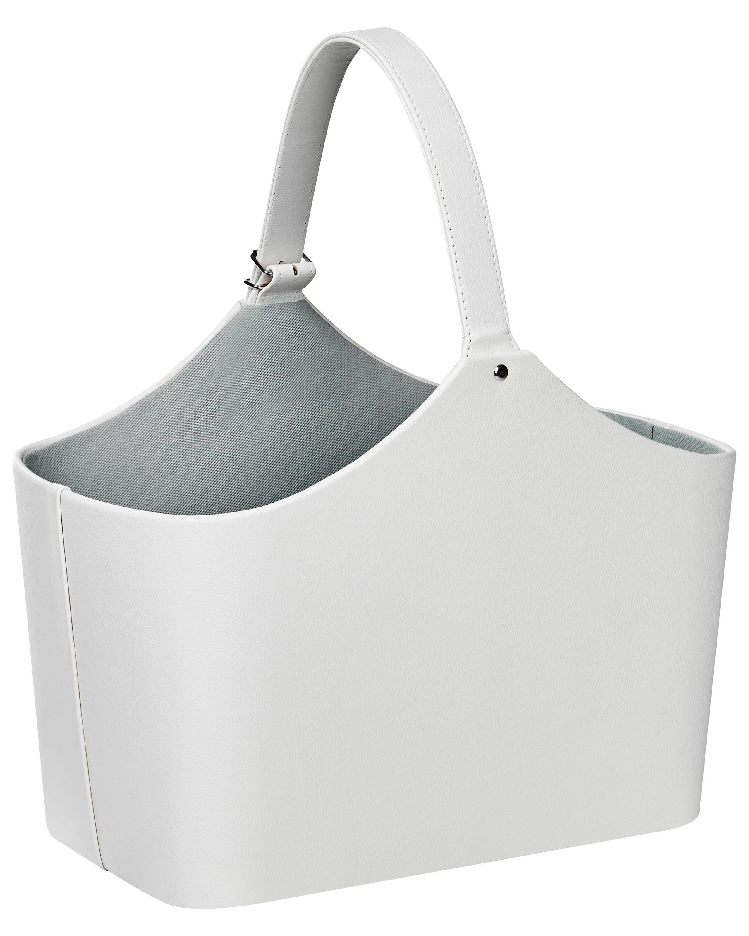 Beliani Korb, Büroaccessoires en Pelle sintetica Classico ELAM  