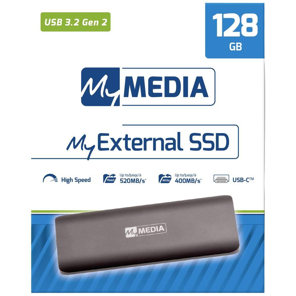 MyMedia  MyExternal 128 GB Externe SSD USB-C® USB 3.2 (Gen 2) Grau 