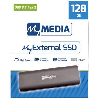 MyMedia  MyExternal 128 GB Externe SSD USB-C® USB 3.2 (Gen 2) Grau 