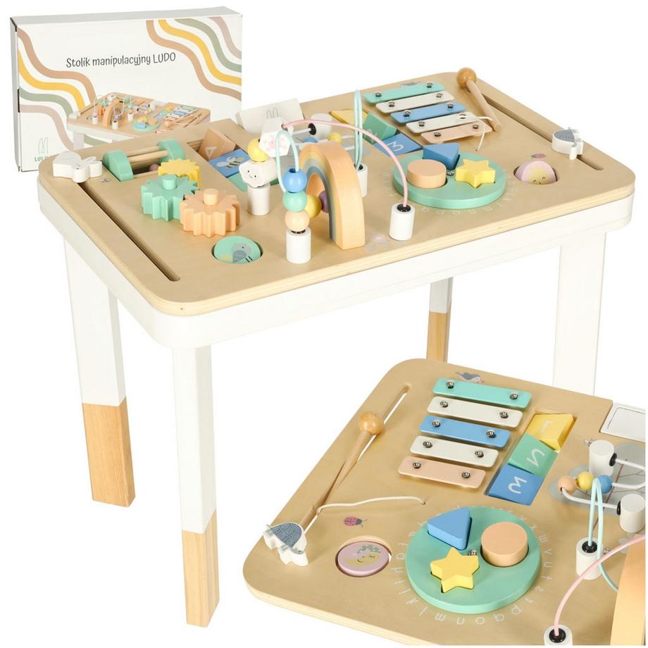 Table manipulatrice montessori colorée Lulilo