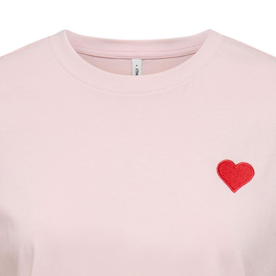 ONLY T-shirt  Pack de 1 Confortable à porter-ONLBRIANNA LIFE O-NECK TOP BOX  