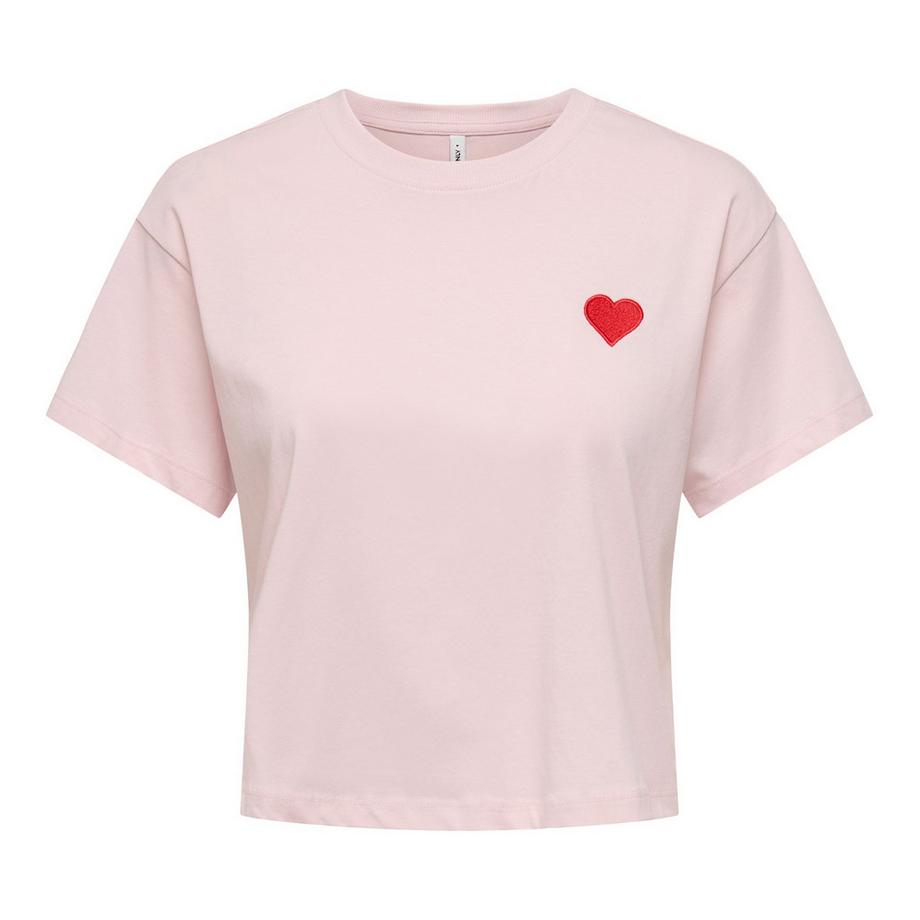 T-shirt  Pack de 1 Confortable à porter-ONLBRIANNA LIFE O-NECK TOP BOX