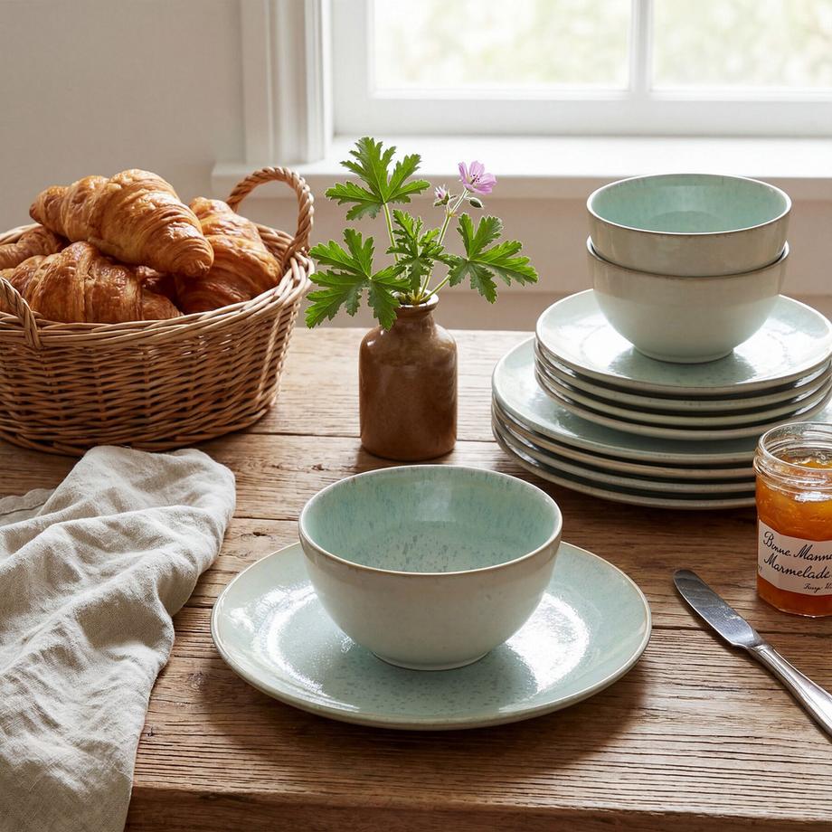 große tasse 400 ml Jumbo Kaffeetassen 3er Set Landhausstil Herz weiß, grau, beige - 400ml XXL Tassen aus Keramik für Tee, Kaffee, Cappuccino 36er Set-DECO HAUS Gewürzgläser
