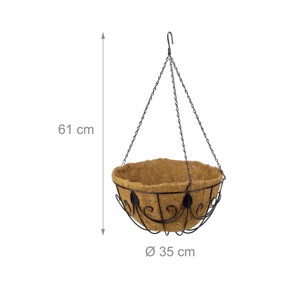 Northix Lot de 3 lampes suspendues avec pâte de coco  