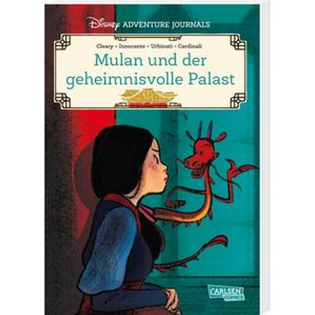 Disney Adventure Journals: Mulan und der geheimnisvolle Palast Disney, Walt; Cleary, Rhona; Walther-Kotzé, Stefanie (Übersetzung); Innocente, Agnese (Illustrationen); Cardinali, Gaia (Illustrationen); Urbinati, Ilaria (Illustrationen) Couverture rigide 