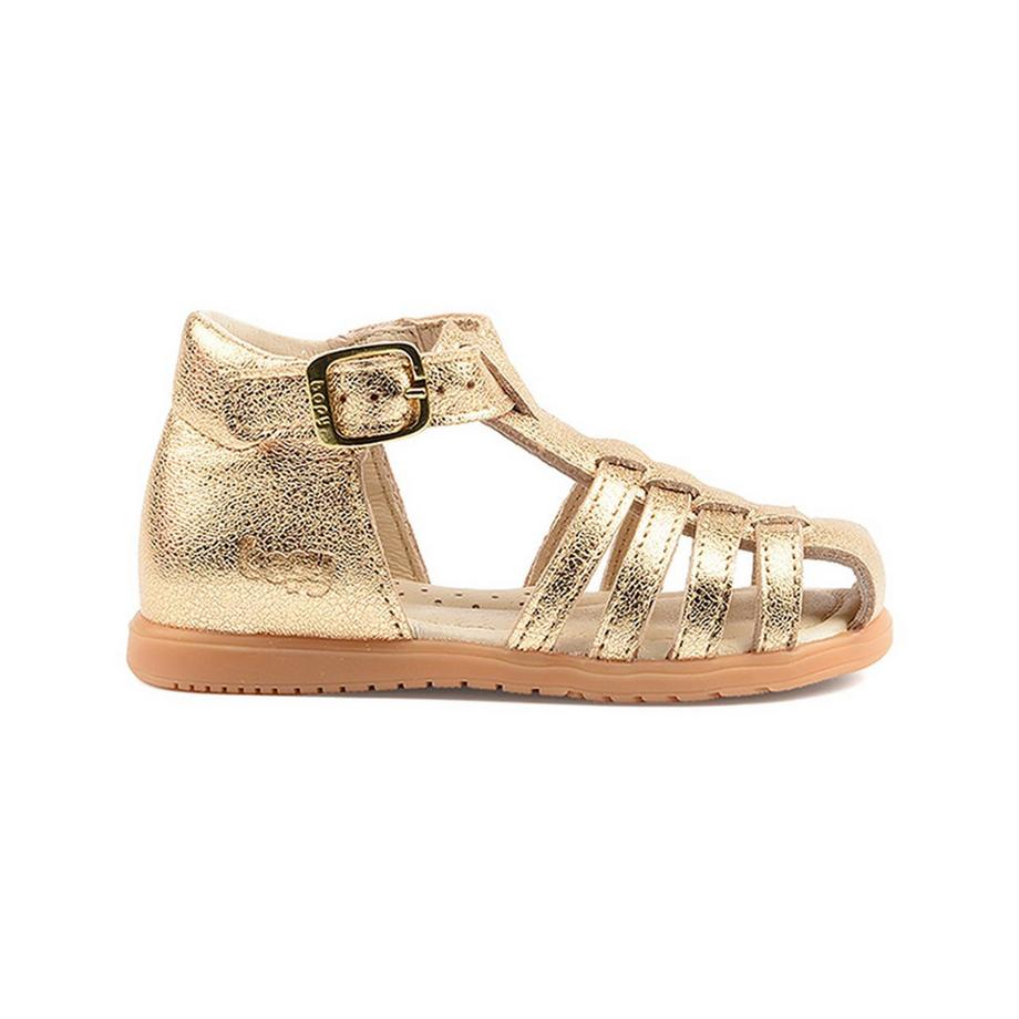 Bopy Ritola Metallic Leder Fisherman Sandalen  