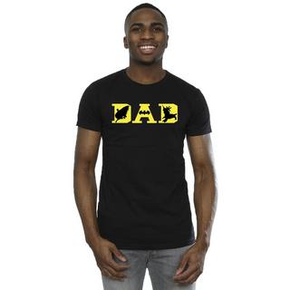 DC COMICS  Dad With Bat Icons TShirt 