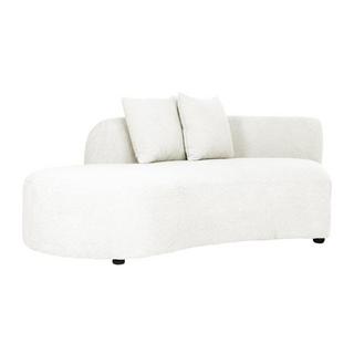 mutoni Sofa Element Grayson Ottomane links weiss 210  