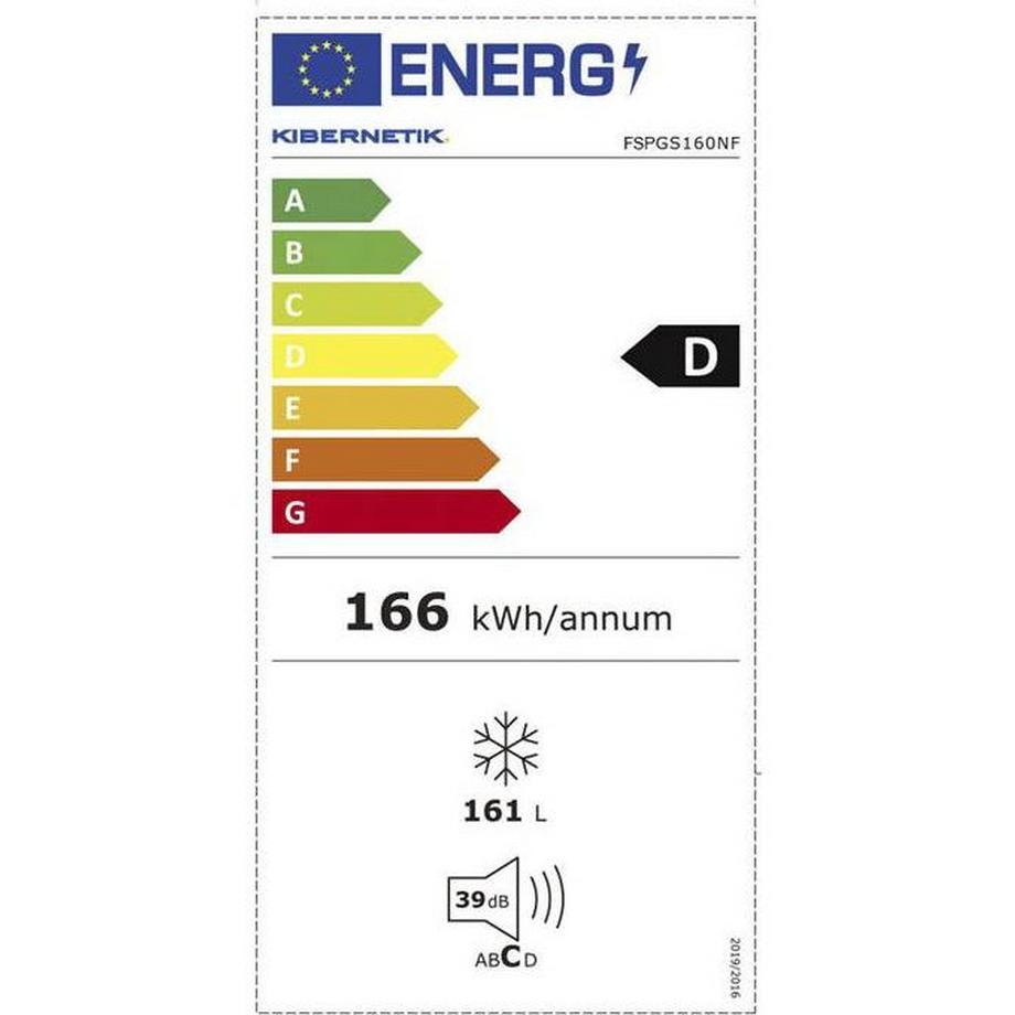 Kibernetik Gefrierschrank FSP 160 Liter No Frost ( D )  