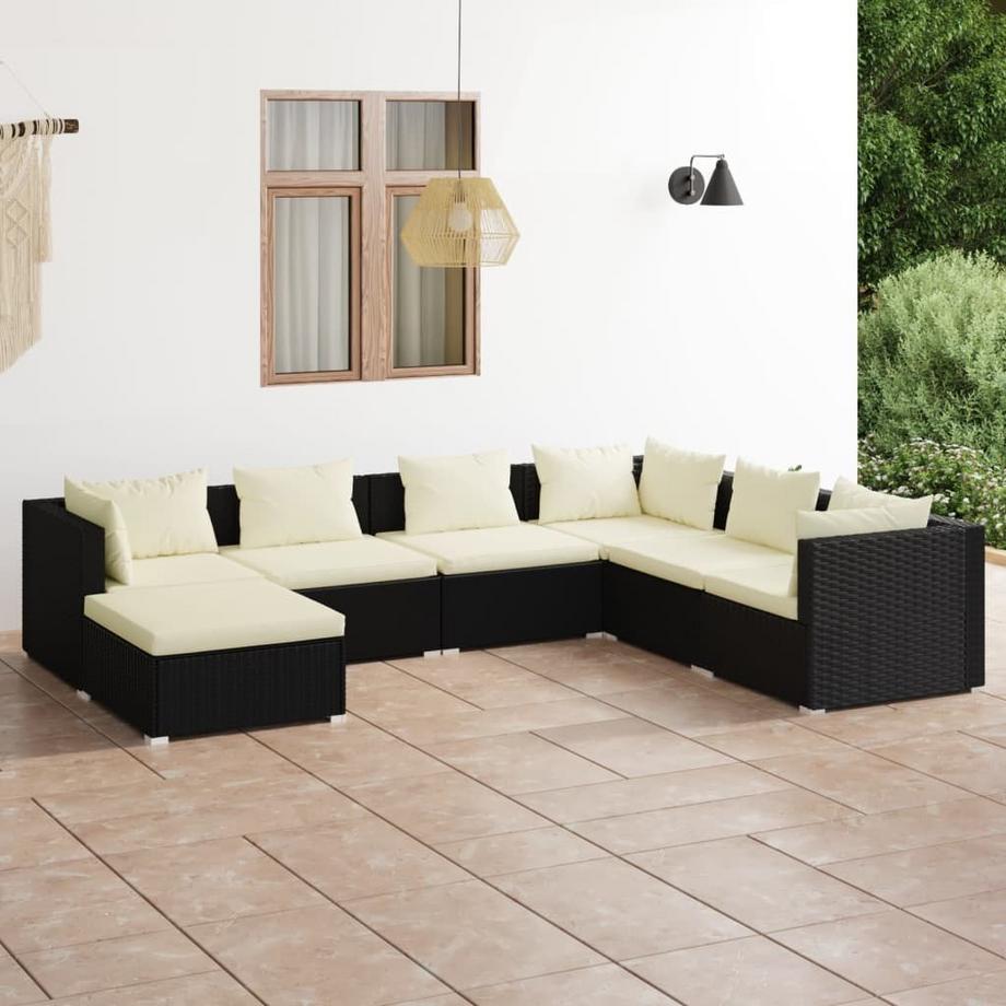 VidaXL Garten-lounge-set poly-rattan  