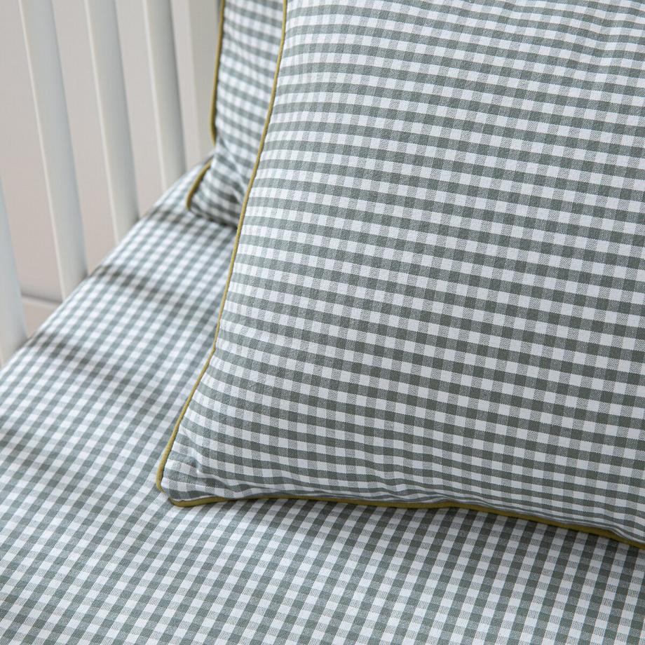La Redoute Intérieurs Tiny Vichy Baumwoll Baby Kopfkissenbezug  