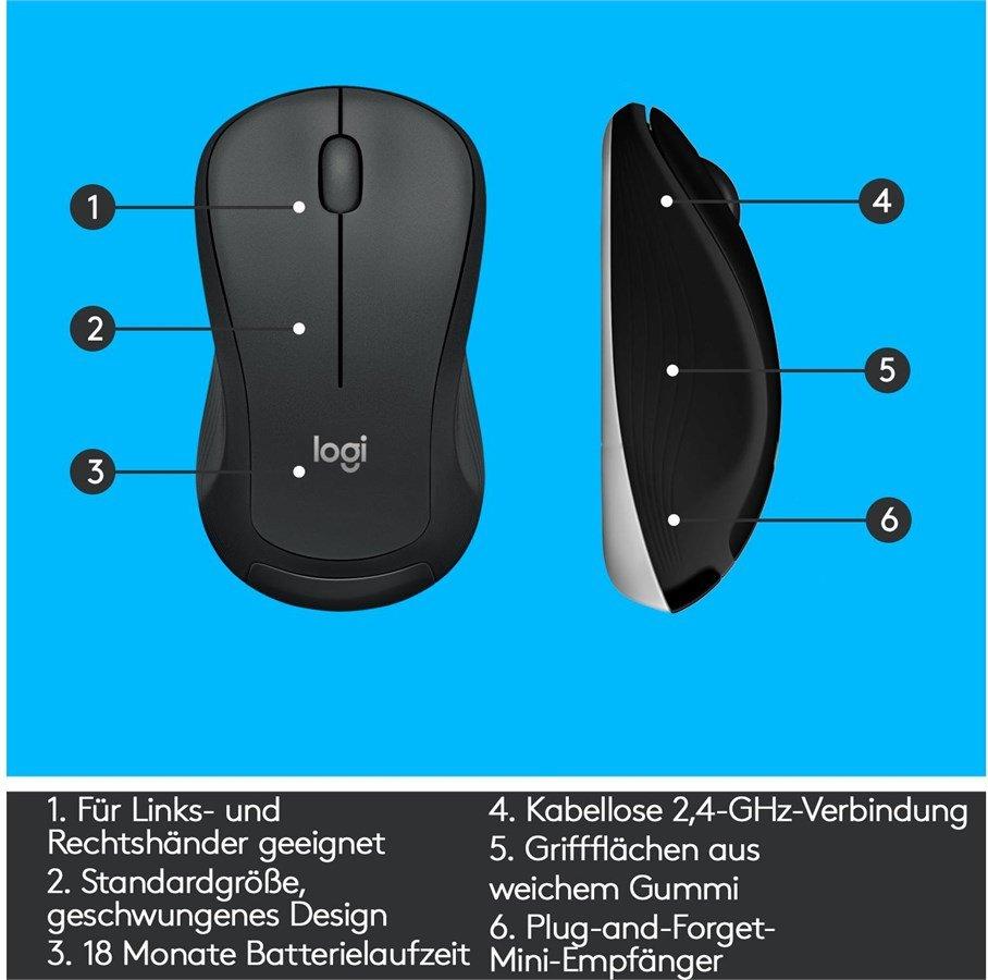 Logitech  Wireless Desktop MK540 - US INT'L-Layout 