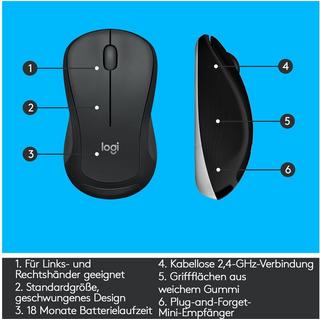 Logitech  Tastatur-Maus-Set MK540 Advanced US-Layout, für Windows 
