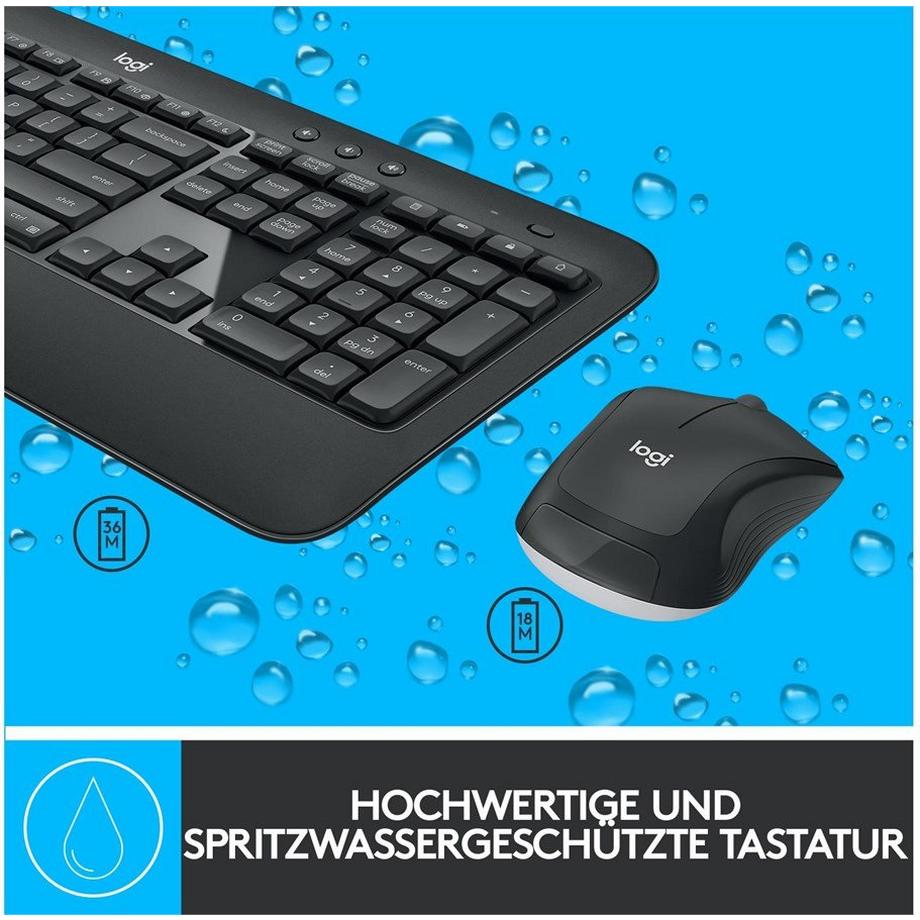 Logitech  Wireless Desktop MK540 - US INT'L-Layout 