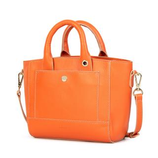 Kate Lee  Sac porté main ou bandoulière Bysa orange 