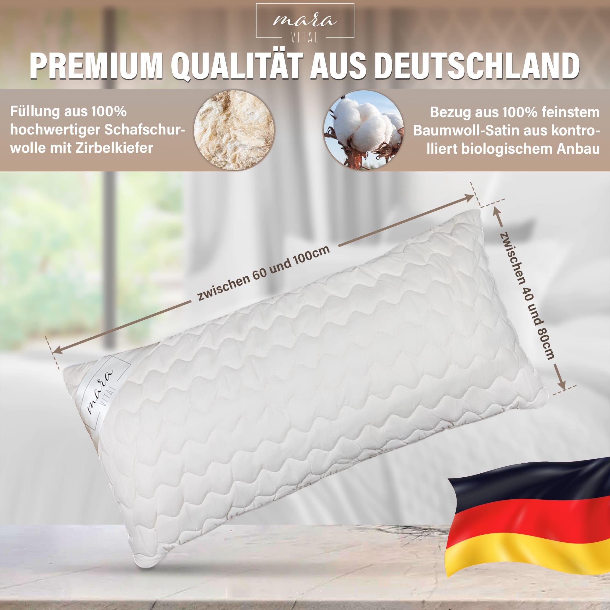 Mara Vital Bio GOTS Premium Zirbenkissen  