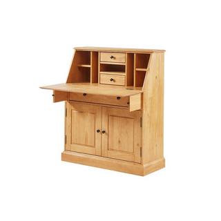 Vente-unique Sekretär MDF Kiefernholz Eichefarben CLEORE  